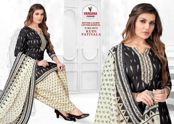 Vandana Kudi Patiyala Vol-4 indo Cotton Designer Exclusive Print Dress Material